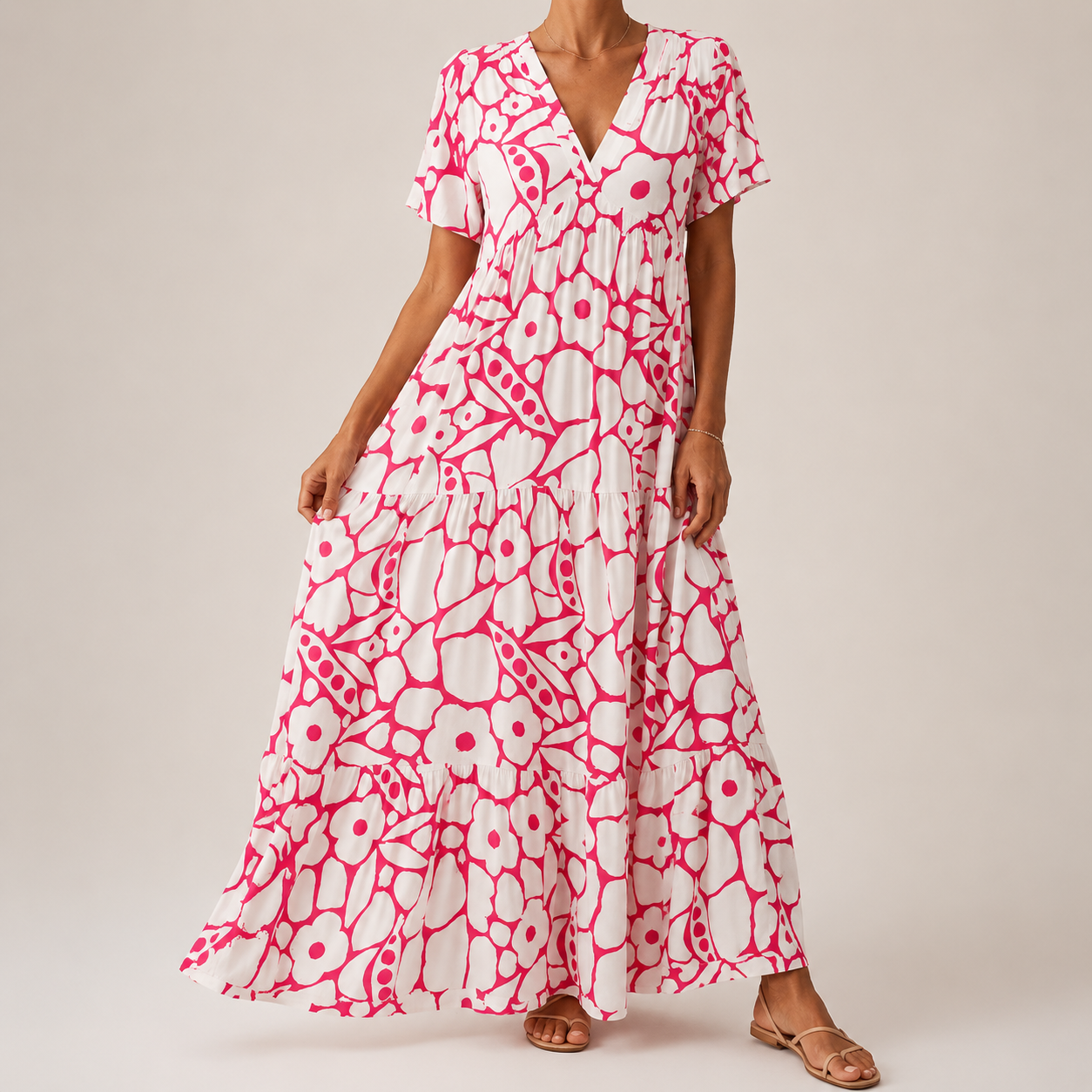 MOREAU LYON | ROBE IMPRIMÉE BOHÉMIENNE POUR FEMMES