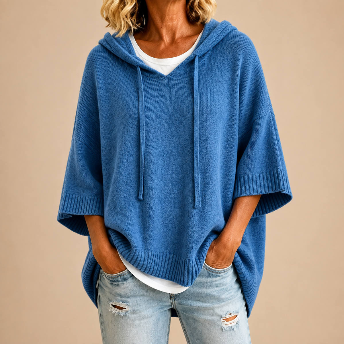 MOREAU LYON | PULL AMPLE À CAPUCHE POUR FEMMES