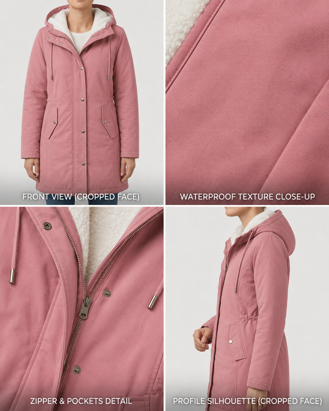 MOREAU LYON | PARKA D'HIVER DOUBLÉE EN POLAIRE POUR FEMMES