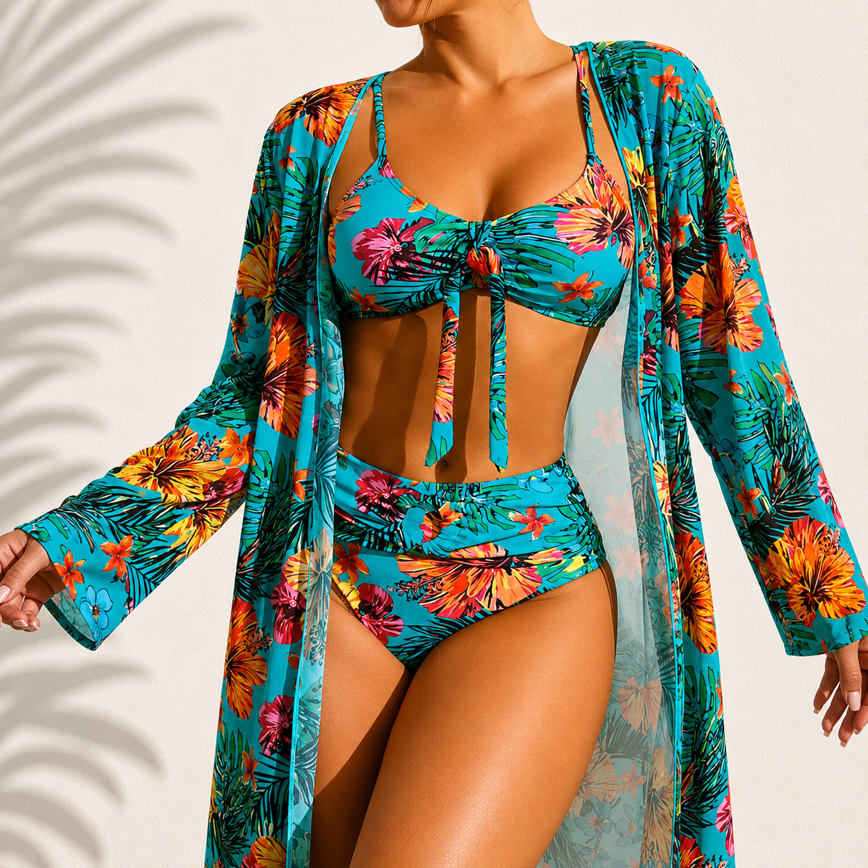 MOREAU LYON | ENSEMBLE DE BIKINI TROPICAL POUR FEMMES