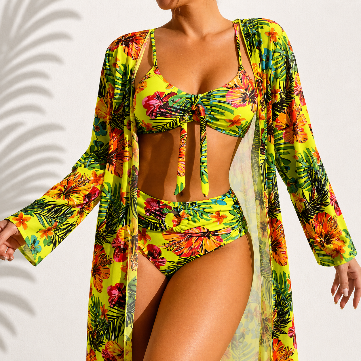 MOREAU LYON | ENSEMBLE DE BIKINI TROPICAL POUR FEMMES