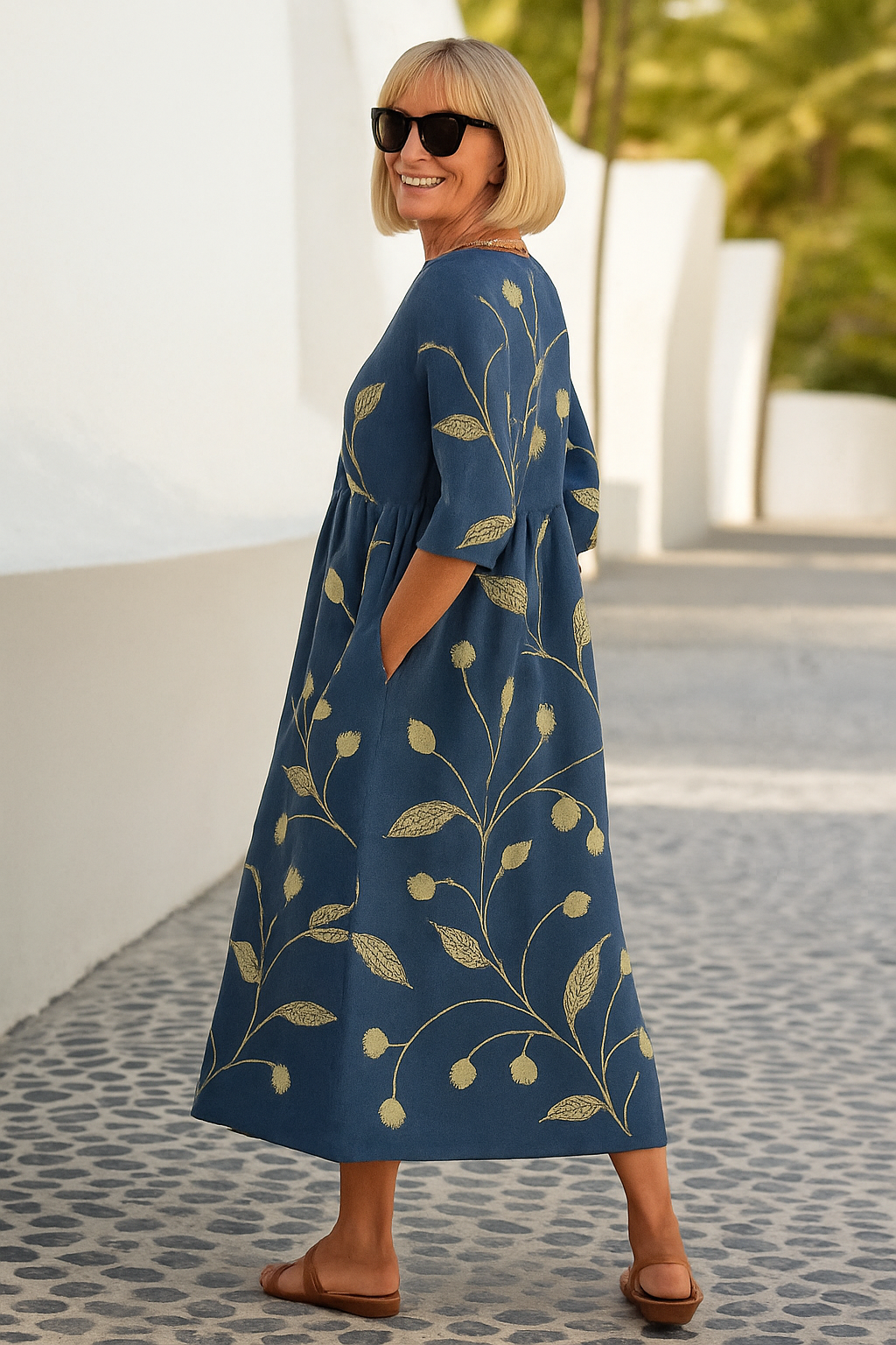 MOREAU LYON | ROBE MIDI QUOTIDIENNE POUR FEMMES