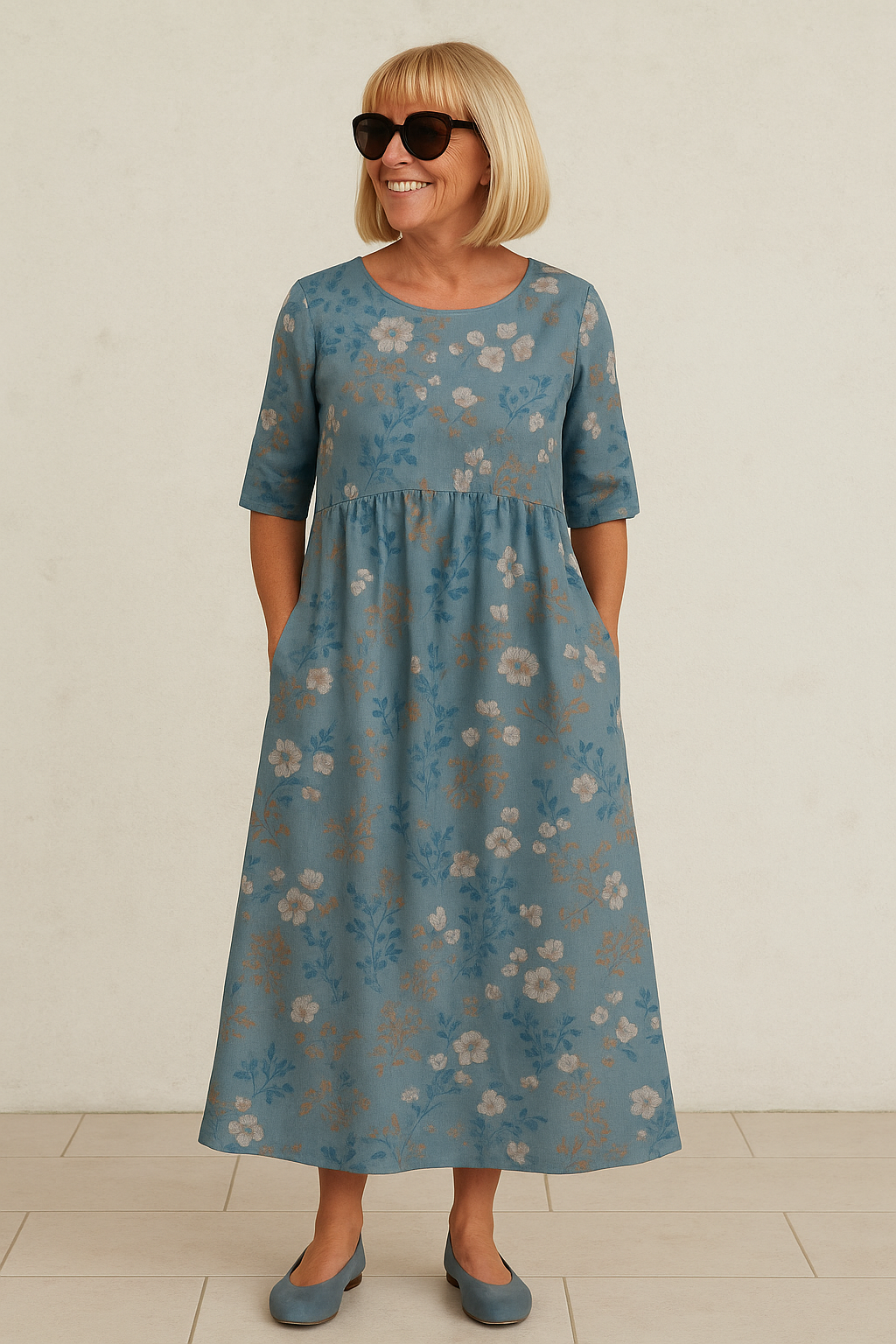 MOREAU LYON | ROBE MIDI QUOTIDIENNE POUR FEMMES