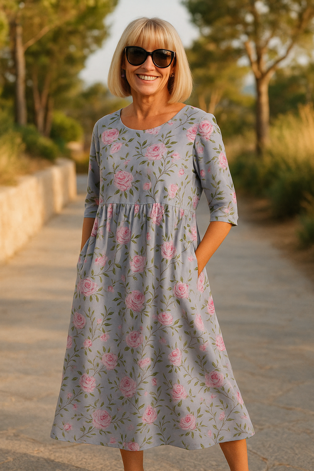 MOREAU LYON | ROBE MIDI QUOTIDIENNE POUR FEMMES