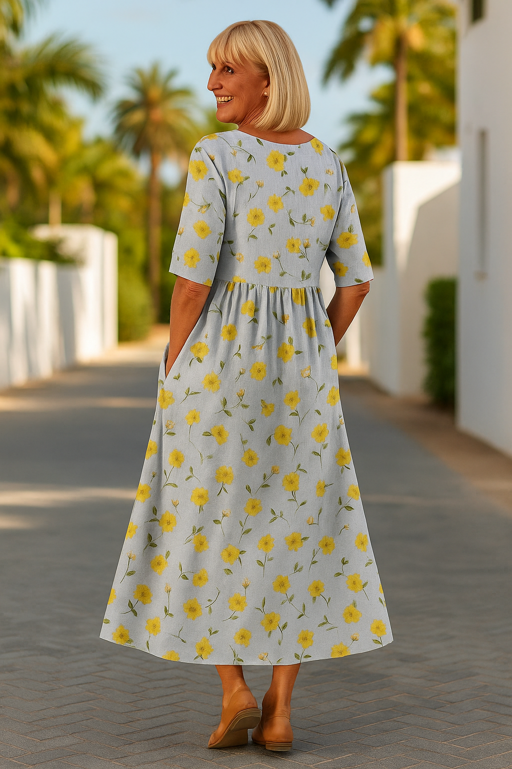MOREAU LYON | ROBE MIDI QUOTIDIENNE POUR FEMMES