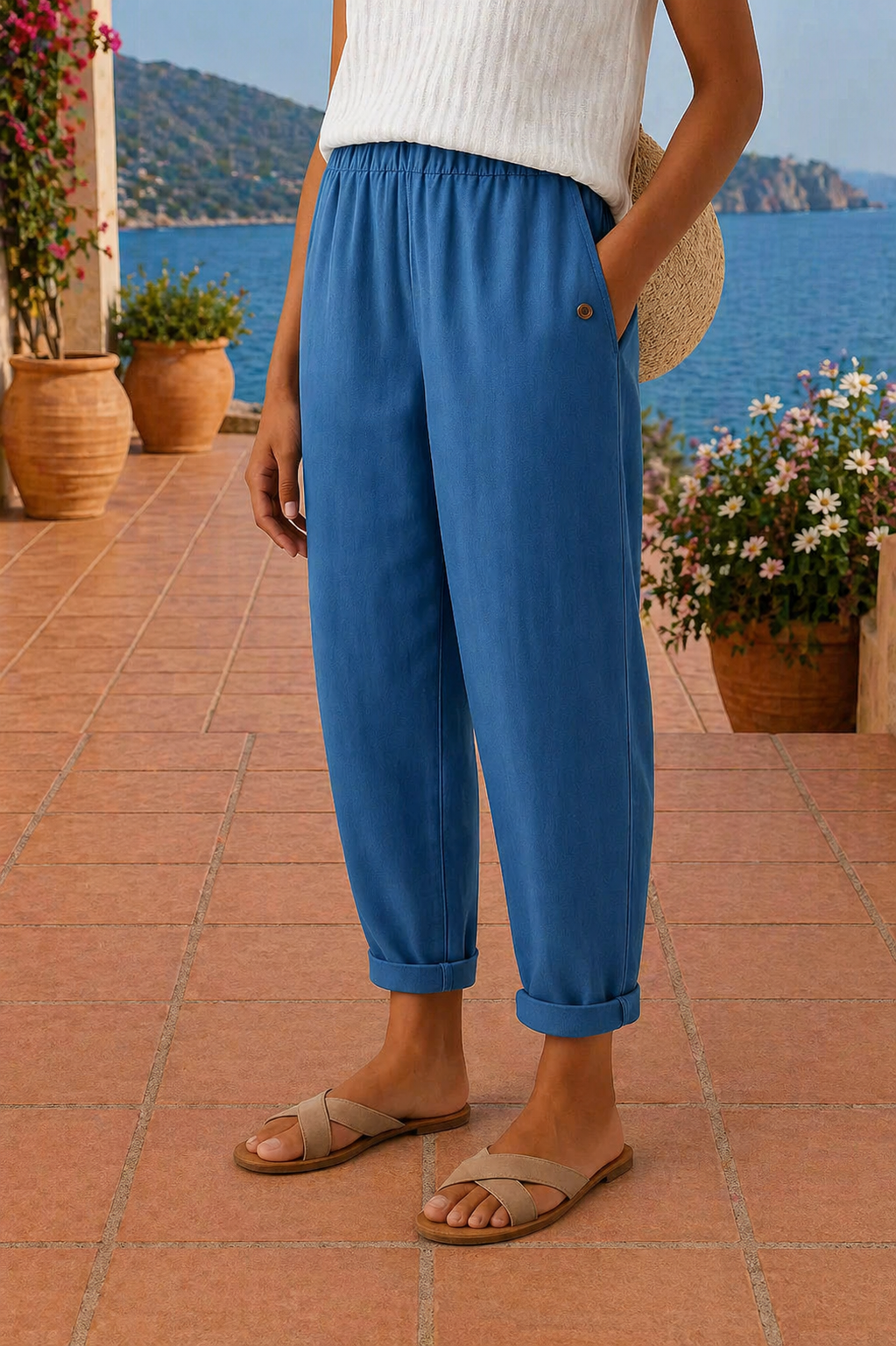 MOREAU LYON | PANTALONS EN LIN ÉTÉ CHIC POUR FEMMES