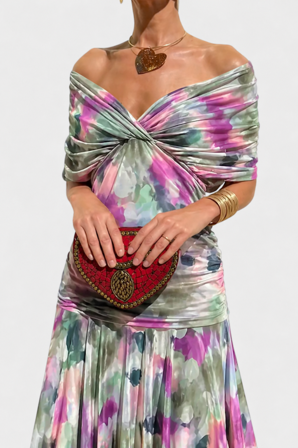 MOREAU LYON | ROBE DRAPÉE ÉLÉGANTE POUR FEMMES