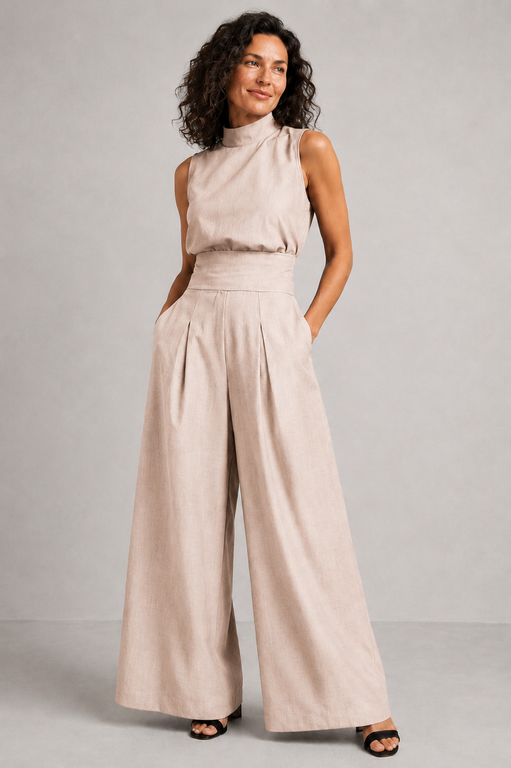 MOREAU LYON | COMBINAISON PANTALON LARGE CLASSIQUE POUR FEMMES