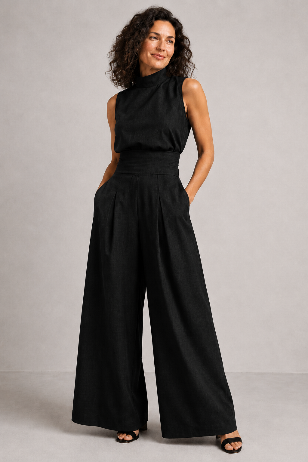 MOREAU LYON | COMBINAISON PANTALON LARGE CLASSIQUE POUR FEMMES