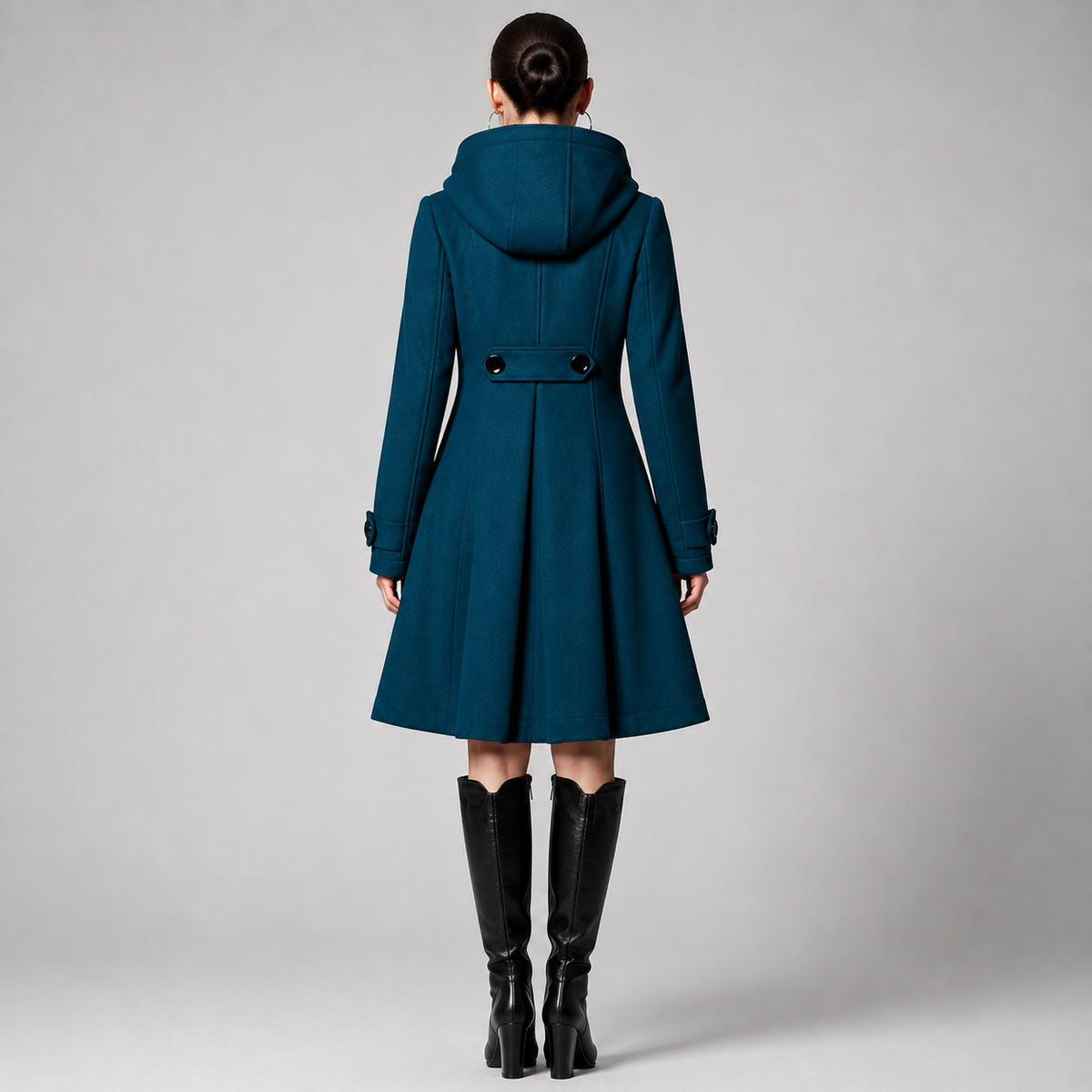 MOREAU LYON | MANTEAU STRUCTURÉ À CAPUCHE POUR FEMMES