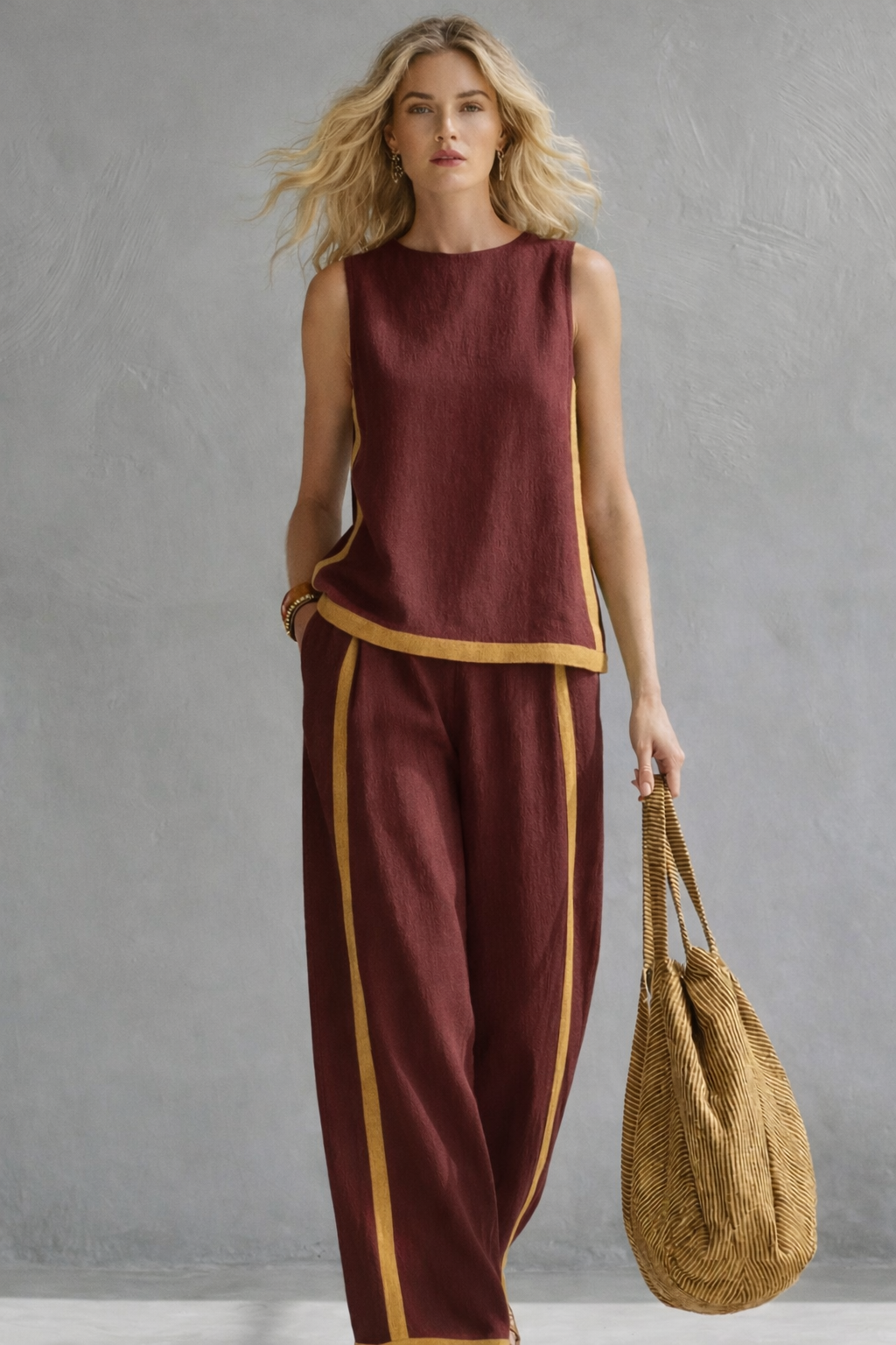 MOREAU LYON | ENSEMBLE LIN CHIC POUR FEMME