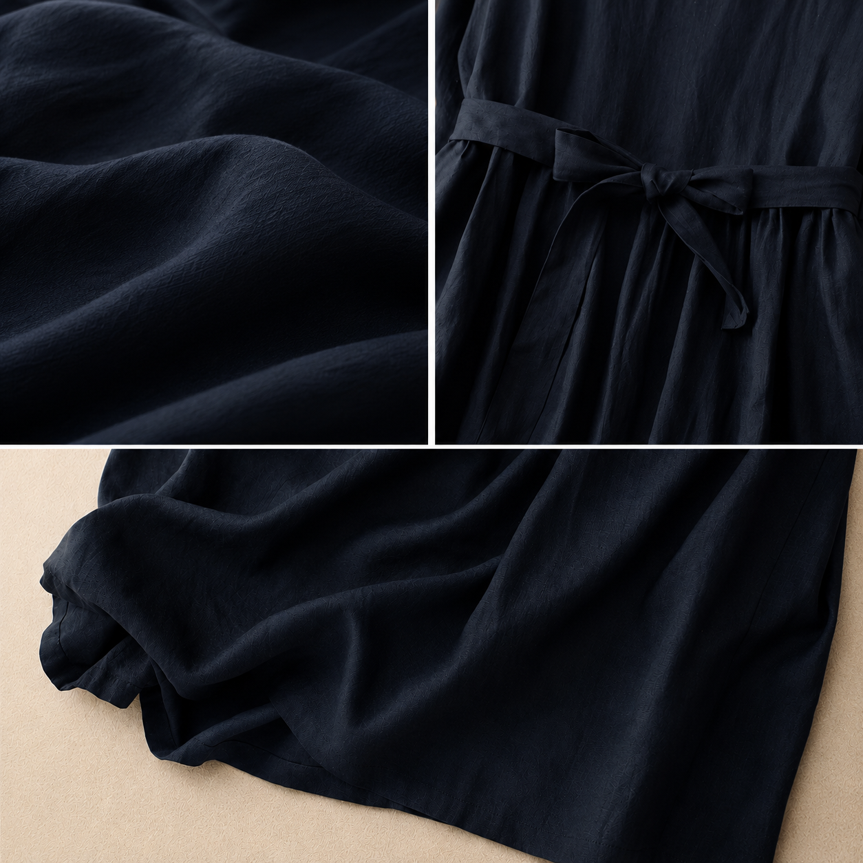 MOREAU LYON | ROBE MIDI EN COTON LIN POUR FEMMES