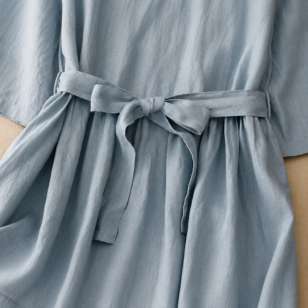 MOREAU LYON | ROBE MIDI EN COTON LIN POUR FEMMES