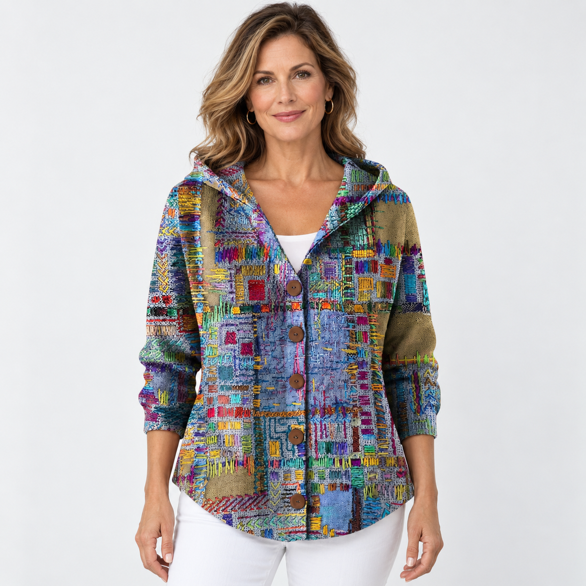 MOREAU LYON | VESTE EN À CAPUCHE POUR FEMMES