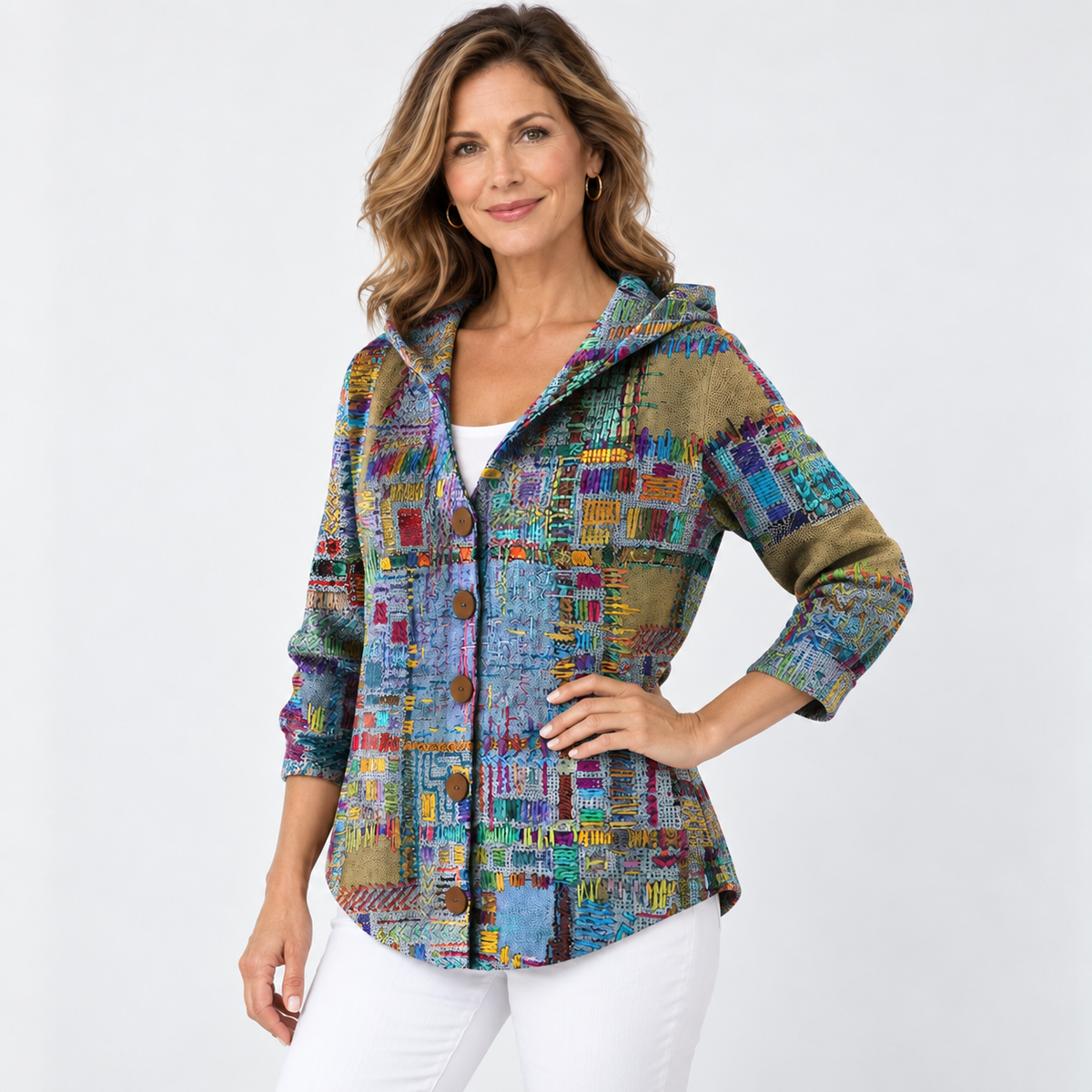 MOREAU LYON | VESTE EN À CAPUCHE POUR FEMMES