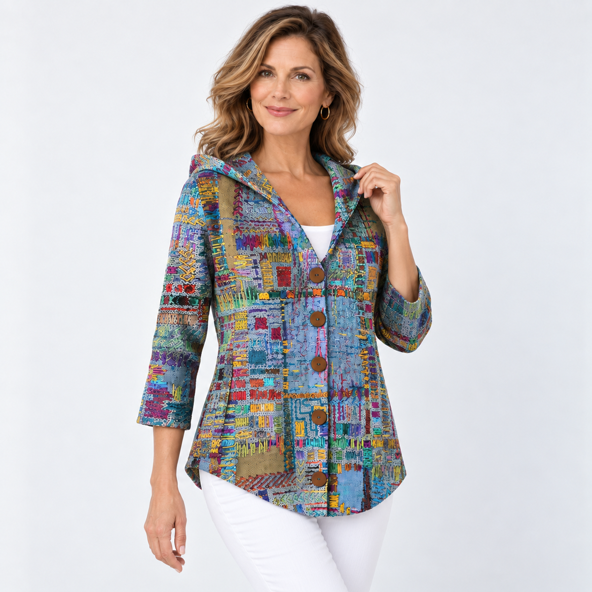 MOREAU LYON | VESTE EN À CAPUCHE POUR FEMMES