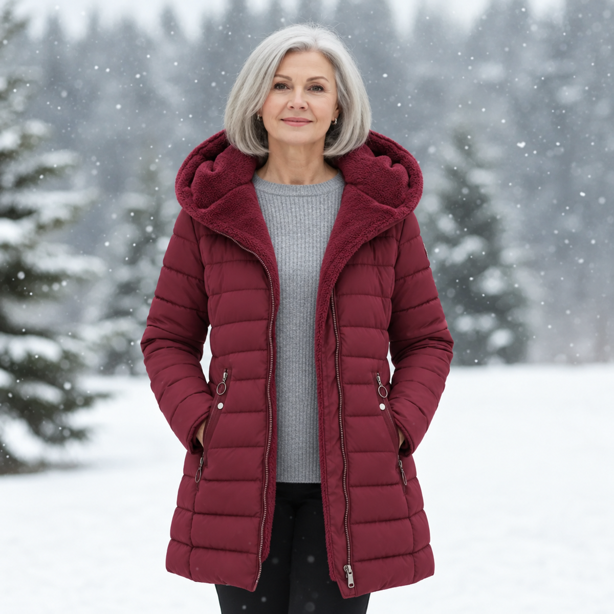 MOREAU LYON | VESTE LONGUE REMBOURRÉE POUR FEMMES