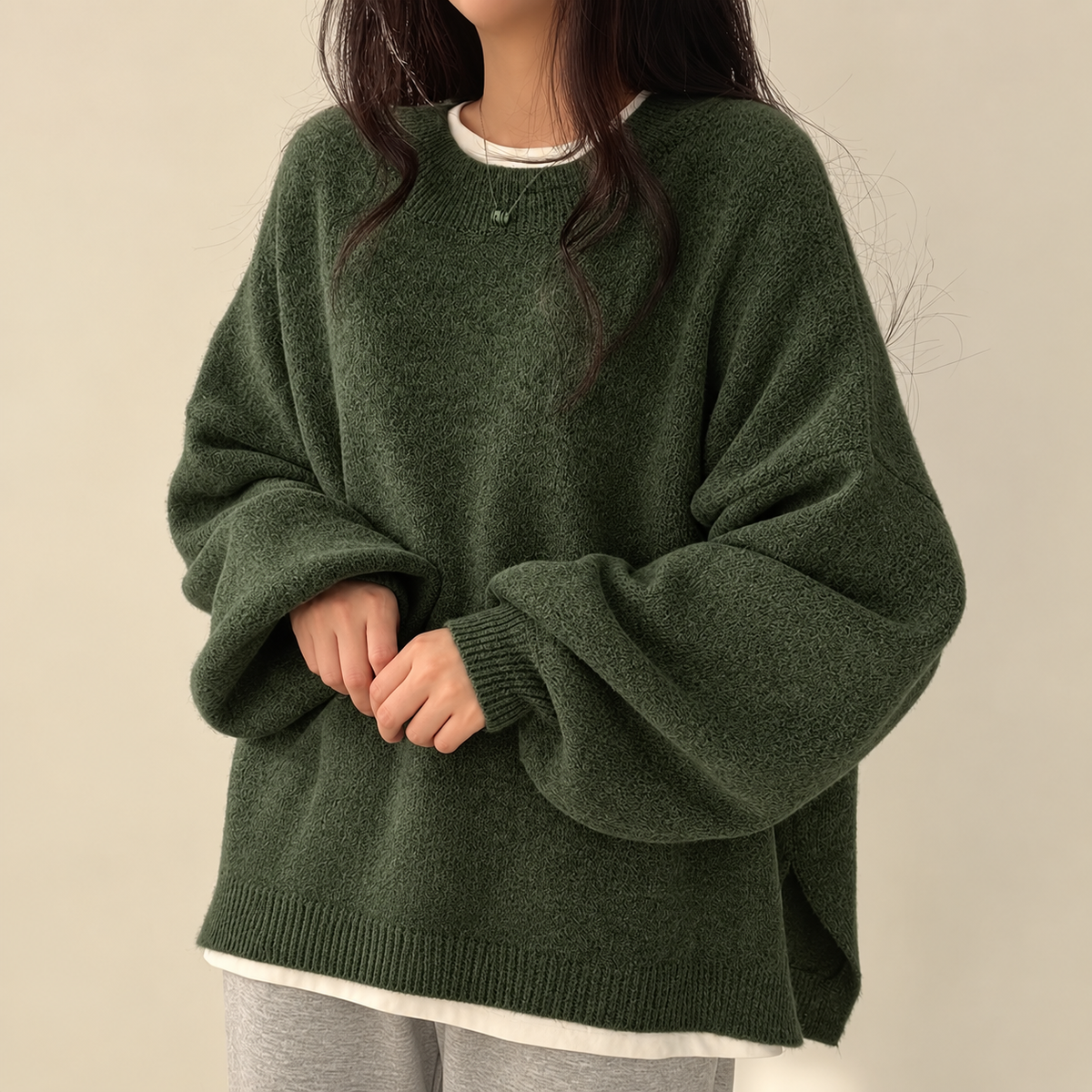 MOREAU LYON | PULL COL ROND POUR FEMMES