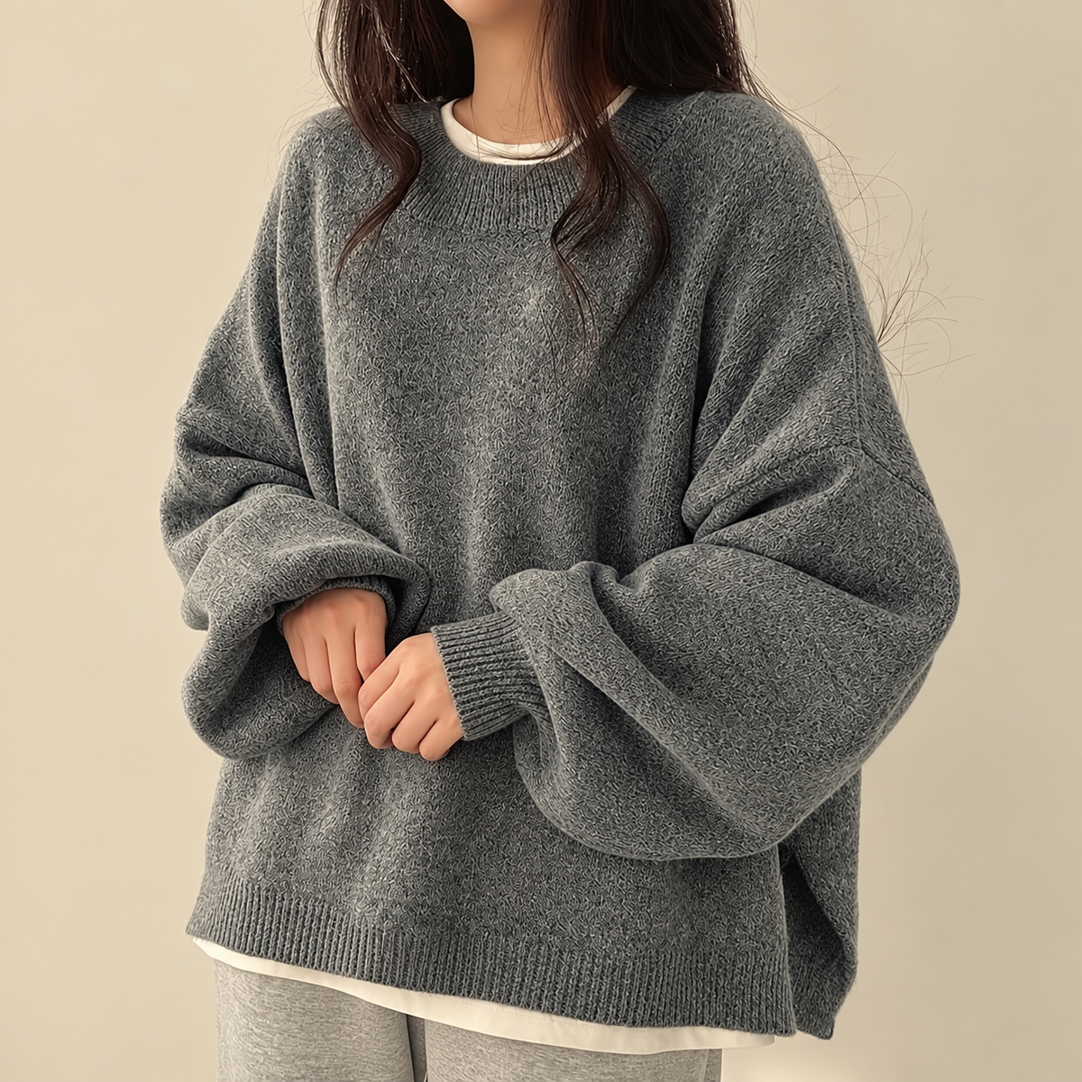 MOREAU LYON | PULL COL ROND POUR FEMMES