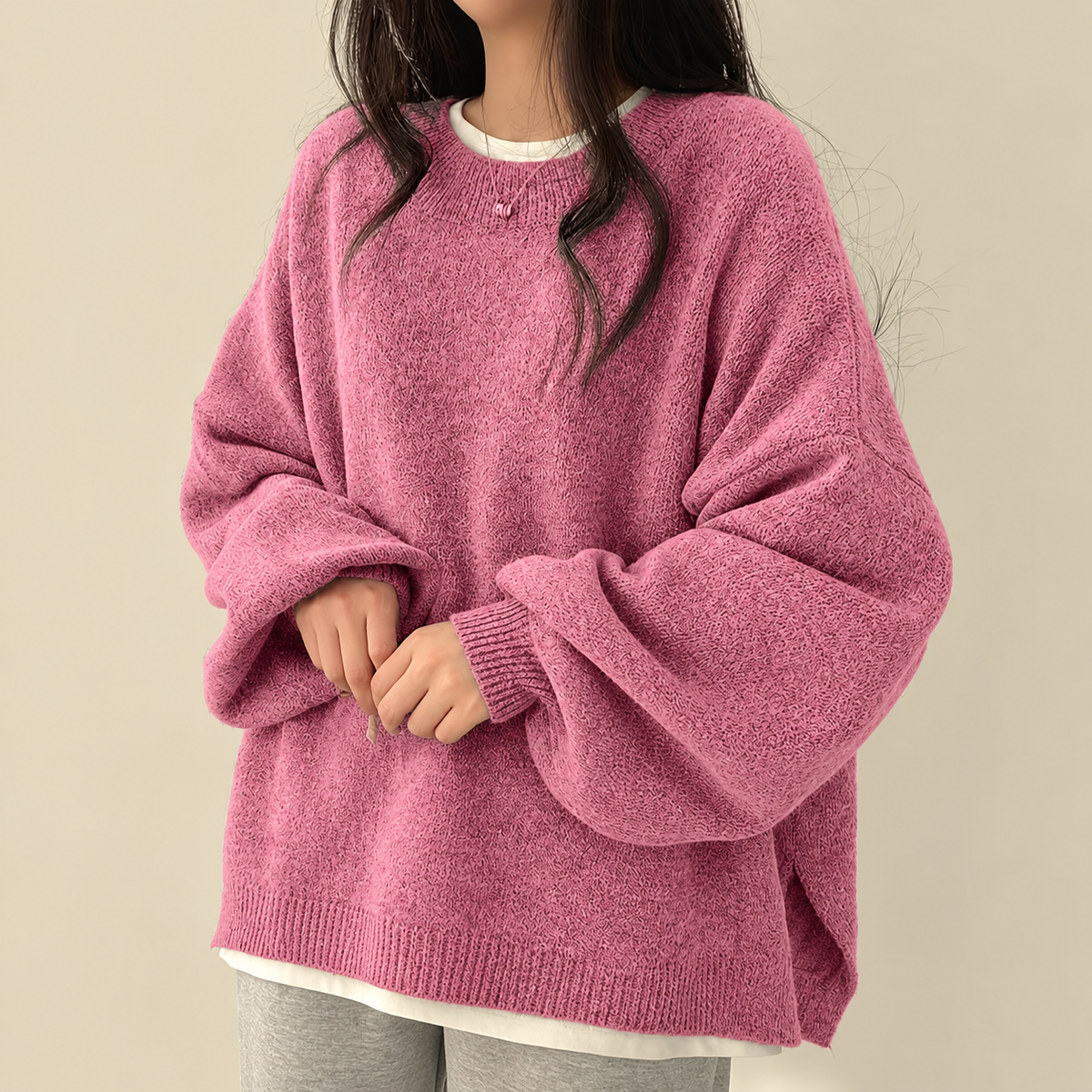 MOREAU LYON | PULL COL ROND POUR FEMMES