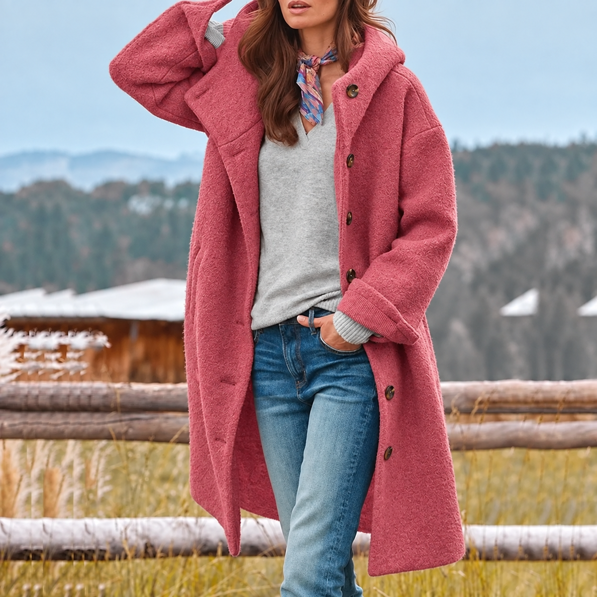 MOREAU LYON | MANTEAU À CAPUCHE POUR FEMMES
