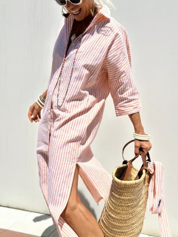 MOREAU LYON | ROBE MIDI POLO POUR FEMMES