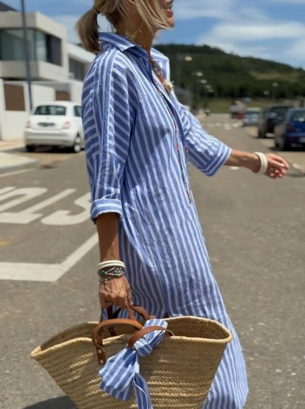 MOREAU LYON | ROBE MIDI POLO POUR FEMMES