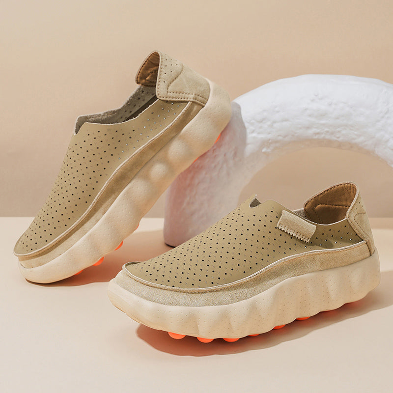 MOREAU LYON | MOCASSINS PERFORÉS POUR FEMMES