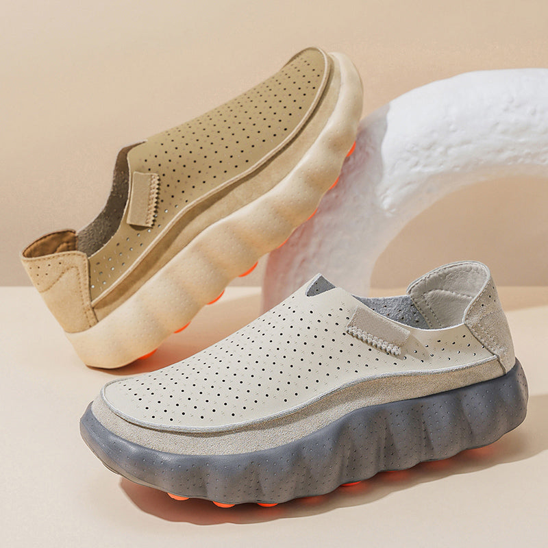 MOREAU LYON | MOCASSINS PERFORÉS POUR FEMMES