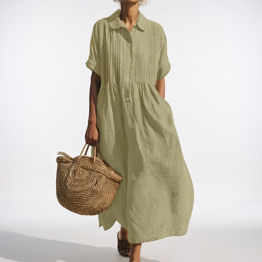 MOREAU LYON | ROBE CHEMISE FLUIDE POUR FEMMES
