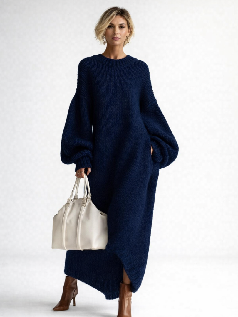 MOREAU LYON | ROBE MAXI TEXTURÉE OVERSIZED POUR FEMMES