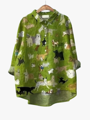 MOREAU LYON | BLOUSE IMPRIMÉ ANIMAUX POUR FEMMES