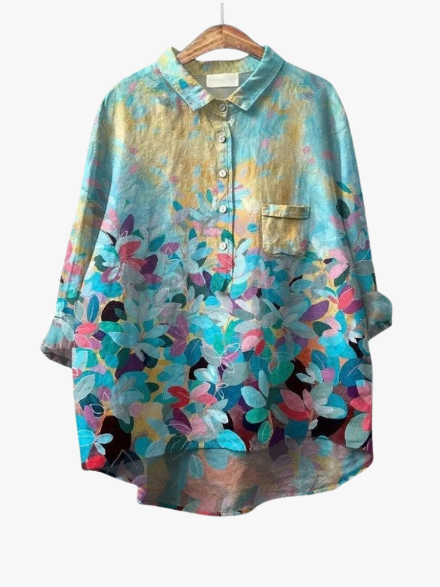 MOREAU LYON | BLOUSE FLORALE ARTISTIQUE POUR FEMMES