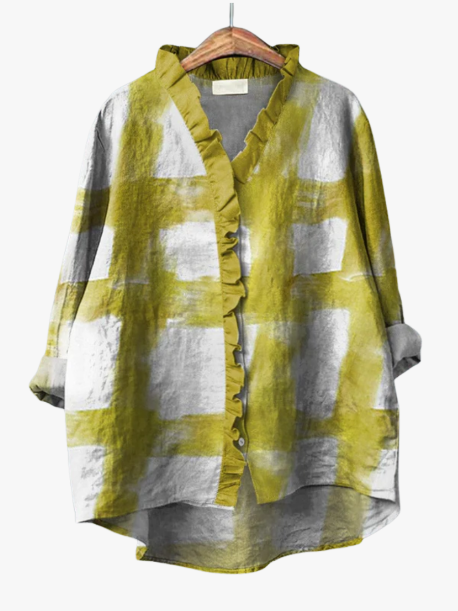 MOREAU LYON | BLOUSE MOTIF ABSTRAIT POUR FEMMES