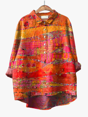 MOREAU LYON | BLOUSE MOTIF ARTISTIQUE POUR FEMMES