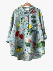 MOREAU LYON | BLOUSE FLEURS BOTANIQUES POUR FEMMES