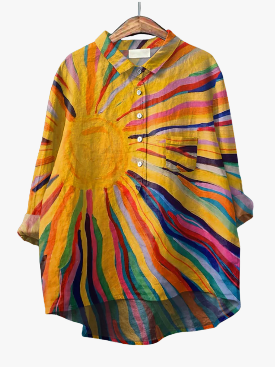 MOREAU LYON | BLOUSE SOLEIL ARTISTIQUE POUR FEMMES