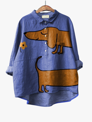 MOREAU LYON | BLOUSE CHIEN ARTISTIQUE POUR FEMMES
