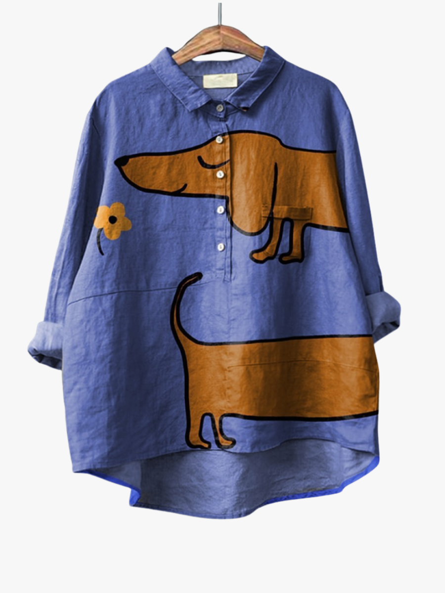 MOREAU LYON | BLOUSE CHIEN ARTISTIQUE POUR FEMMES