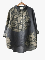 MOREAU LYON | BLOUSE FLEURS ÉLÉGANTES POUR FEMMES