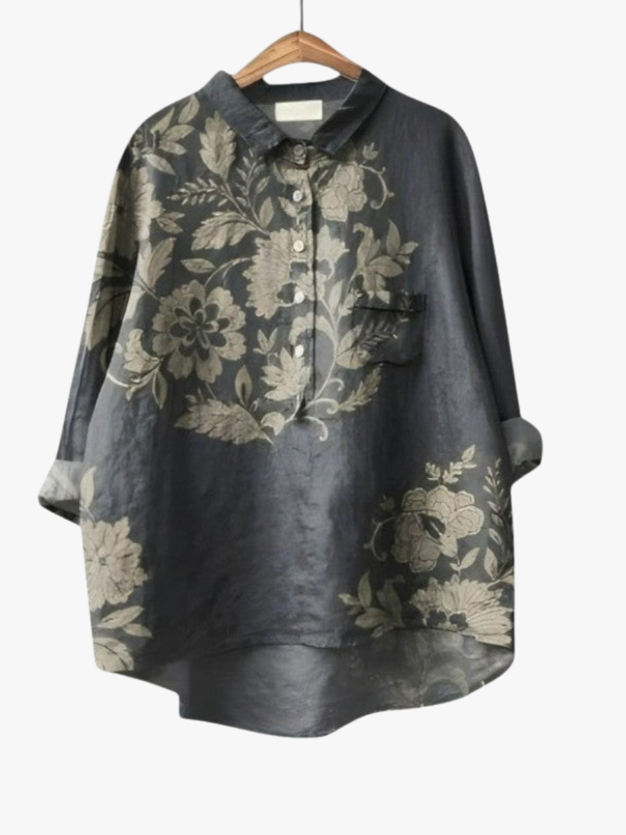 MOREAU LYON | BLOUSE FLEURS ÉLÉGANTES POUR FEMMES