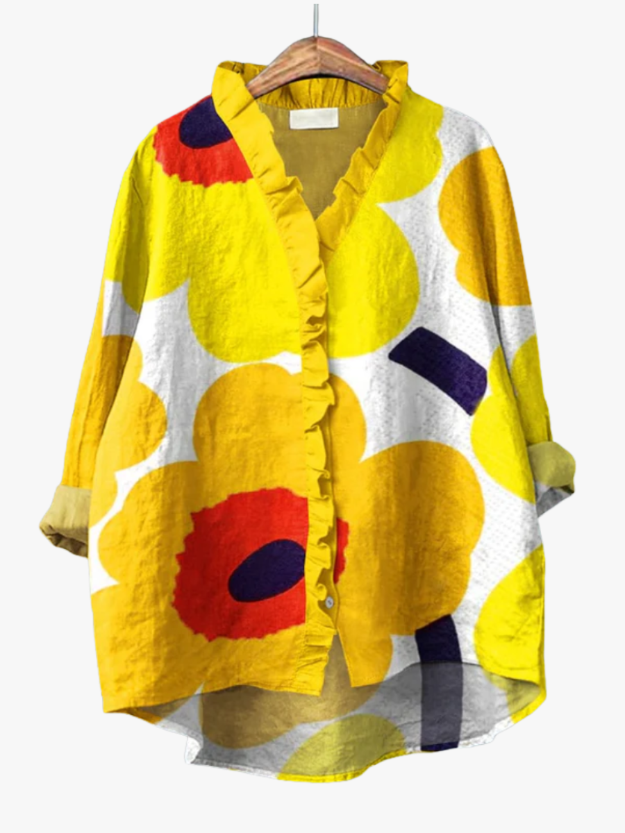 MOREAU LYON | BLOUSE IMPRIMÉ FLORAL POUR FEMMES