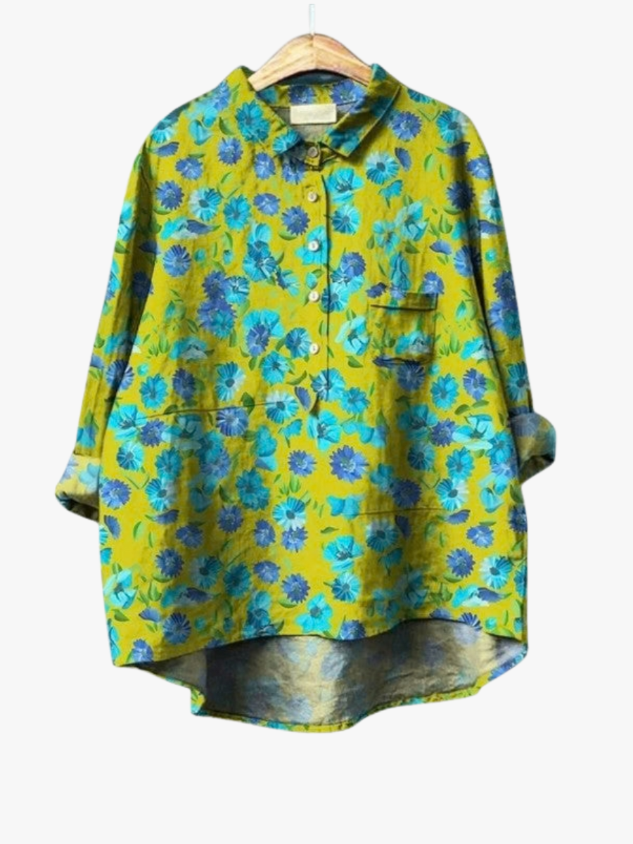 MOREAU LYON | BLOUSE FLEURS VIVES POUR FEMMES