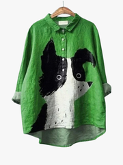MOREAU LYON | BLOUSE CHIEN ARTISTIQUE POUR FEMMES