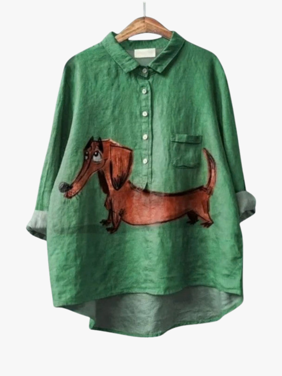 MOREAU LYON | BLOUSE CHIEN ARTISTIQUE POUR FEMMES