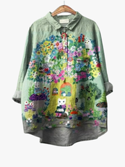 MOREAU LYON | BLOUSE JARDIN ARTISTIQUE POUR FEMMES