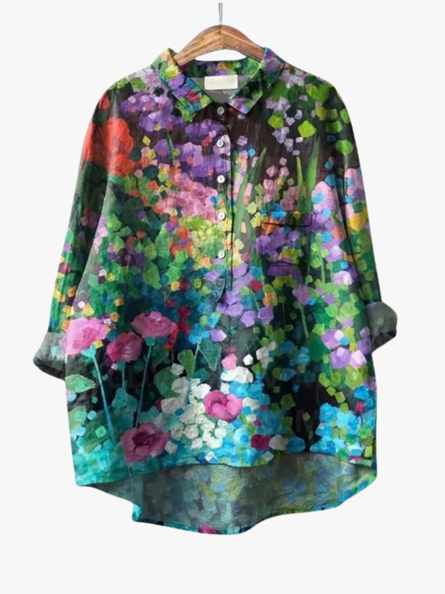 MOREAU LYON | BLOUSE JARDIN COLORÉ POUR FEMMES