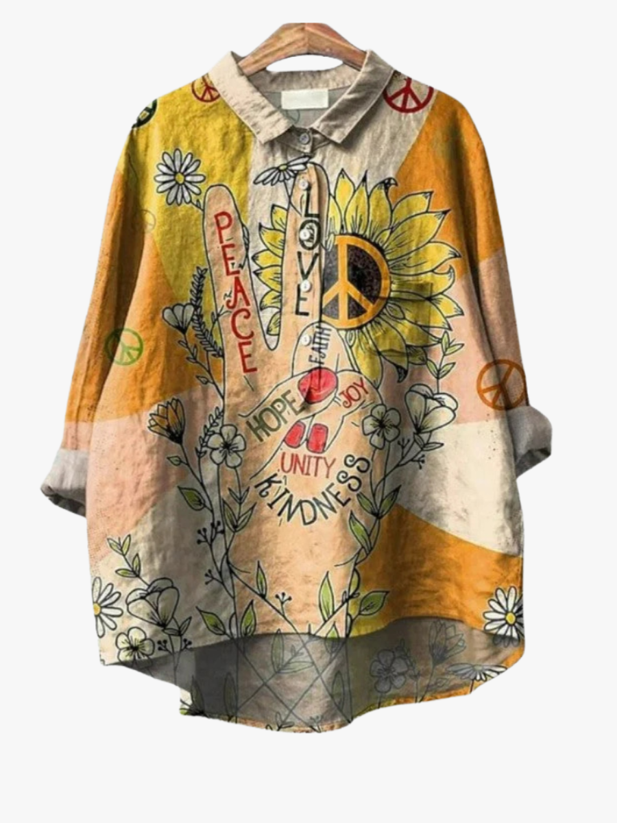 MOREAU LYON | BLOUSE ARTISTIQUE COLORÉE POUR FEMMES