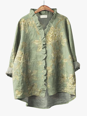 MOREAU LYON | BLOUSE FLORALE ÉLÉGANTE POUR FEMMES