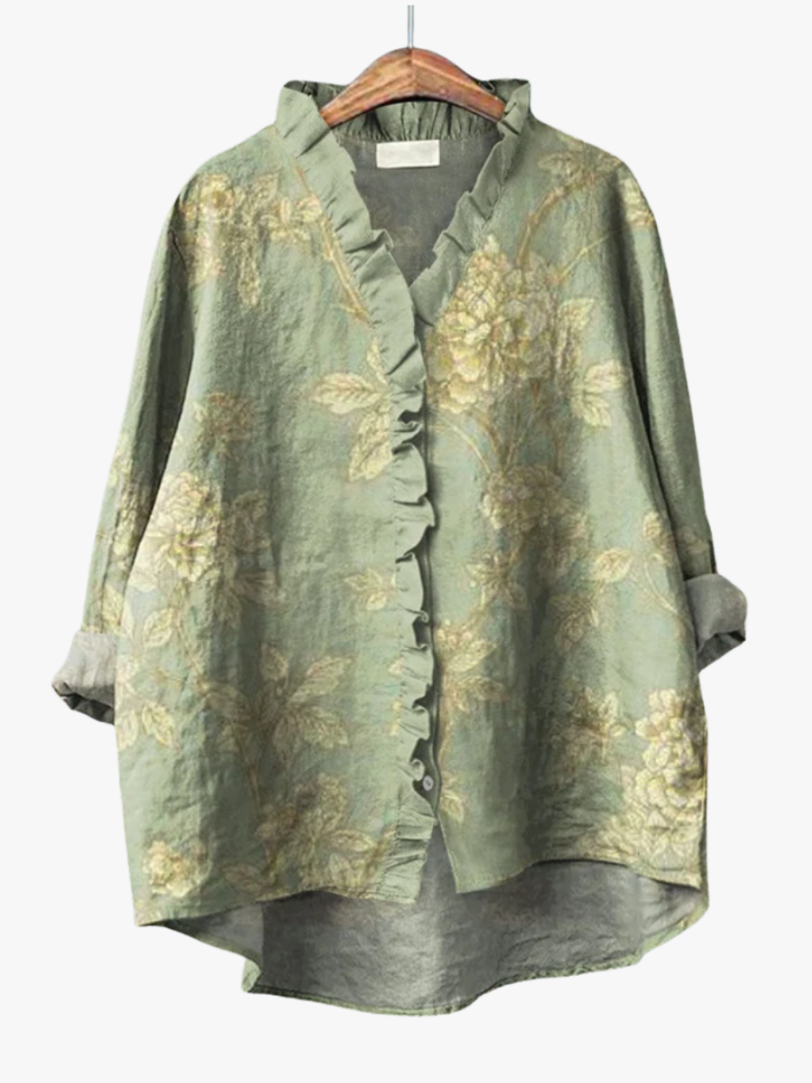 MOREAU LYON | BLOUSE FLORALE ÉLÉGANTE POUR FEMMES